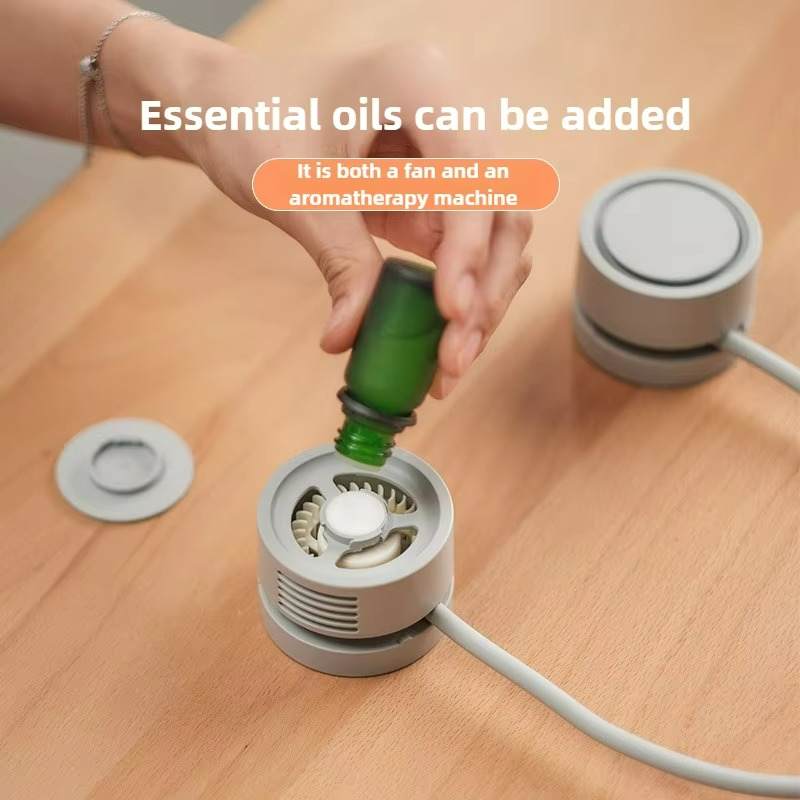 Ventilateur Portable Rechargeable USB - Design Pliable et Silencieux