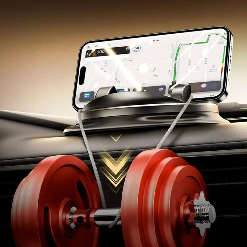 Support de Téléphone de Voiture - Rotation à 360° et Installation Facile