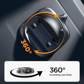 Support de Téléphone de Voiture - Rotation à 360° et Installation Facile
