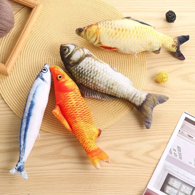 Jouet Interactif pour Chiens - Poisson Mobile avec Capteur de Mouvement