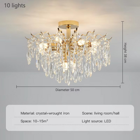 Plafonnier Design Branches Organiques - Éclairage LED Chaleureux et Élégant