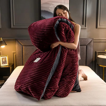 Housse de Couette en Fleece Velours - Douceur et Chaleur Exceptionnelle