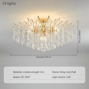 Plafonnier Design Branches Organiques - Éclairage LED Chaleureux et Élégant