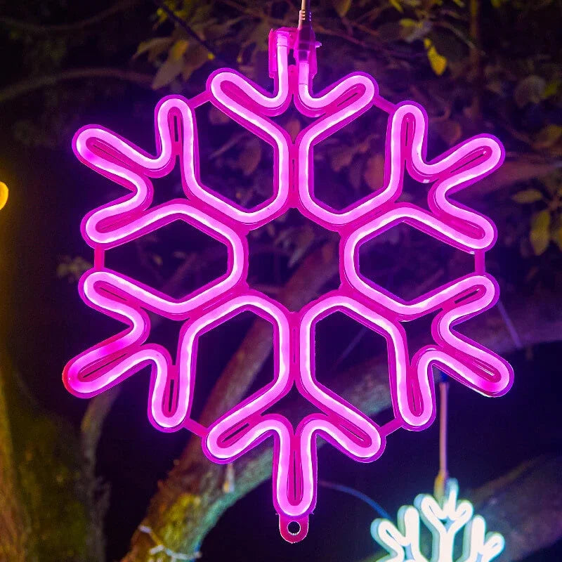 Éclairages LED Flocon de Neige - Résistants aux Intempéries et Énergétiquement Efficaces