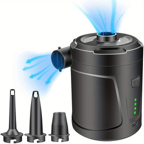 Pompe à Air Électrique Portable - Rechargeable et Légère pour Activités Extérieures