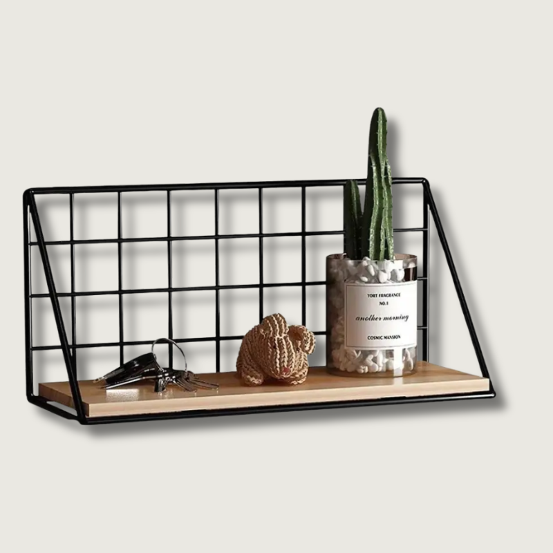 Étagère Murale en Chanvre Durable - Style Naturel et Rangement Pratique