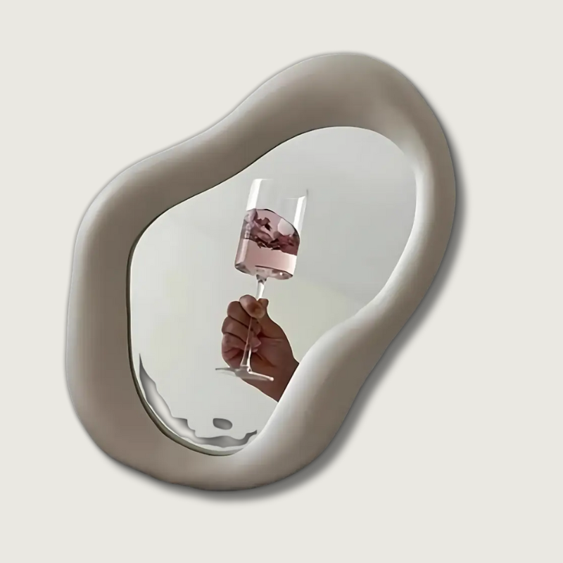 Miroir Vintage Artistique - Design Unique et Créatif pour Intérieur
