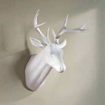 Décor Mural Cerf Nordique - Élégance Rustique et Artisanat Fait Main