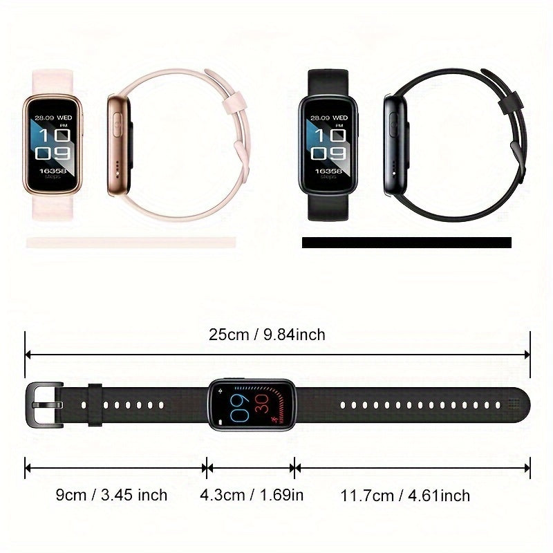 Montre Connectée Étanche IP68 - Autonomie de 7 Jours et Charge Rapide