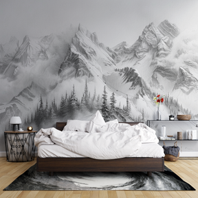 Papier Peint Montagne Sommet De Chamonix