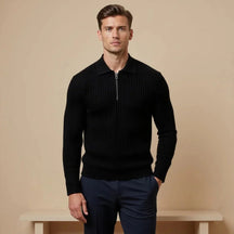 Pull à Col Zippé pour Homme - Élégance et Confort au Quotidien