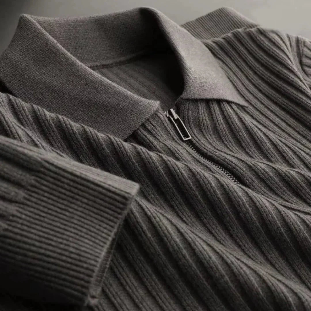 Pull à Col Zippé pour Homme - Élégance et Confort au Quotidien
