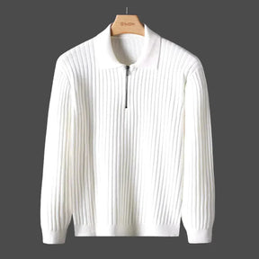 Pull à Col Zippé pour Homme - Élégance et Confort au Quotidien
