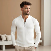 Pull à Col Zippé pour Homme - Élégance et Confort au Quotidien