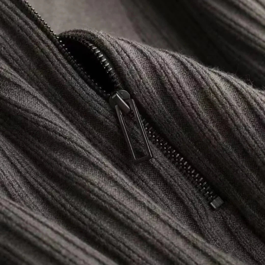 Pull à Col Zippé pour Homme - Élégance et Confort au Quotidien
