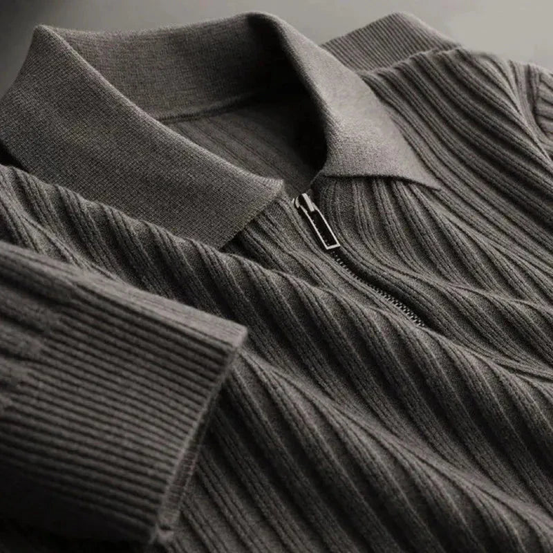 Pull à Col Zippé pour Homme - Élégance et Confort au Quotidien