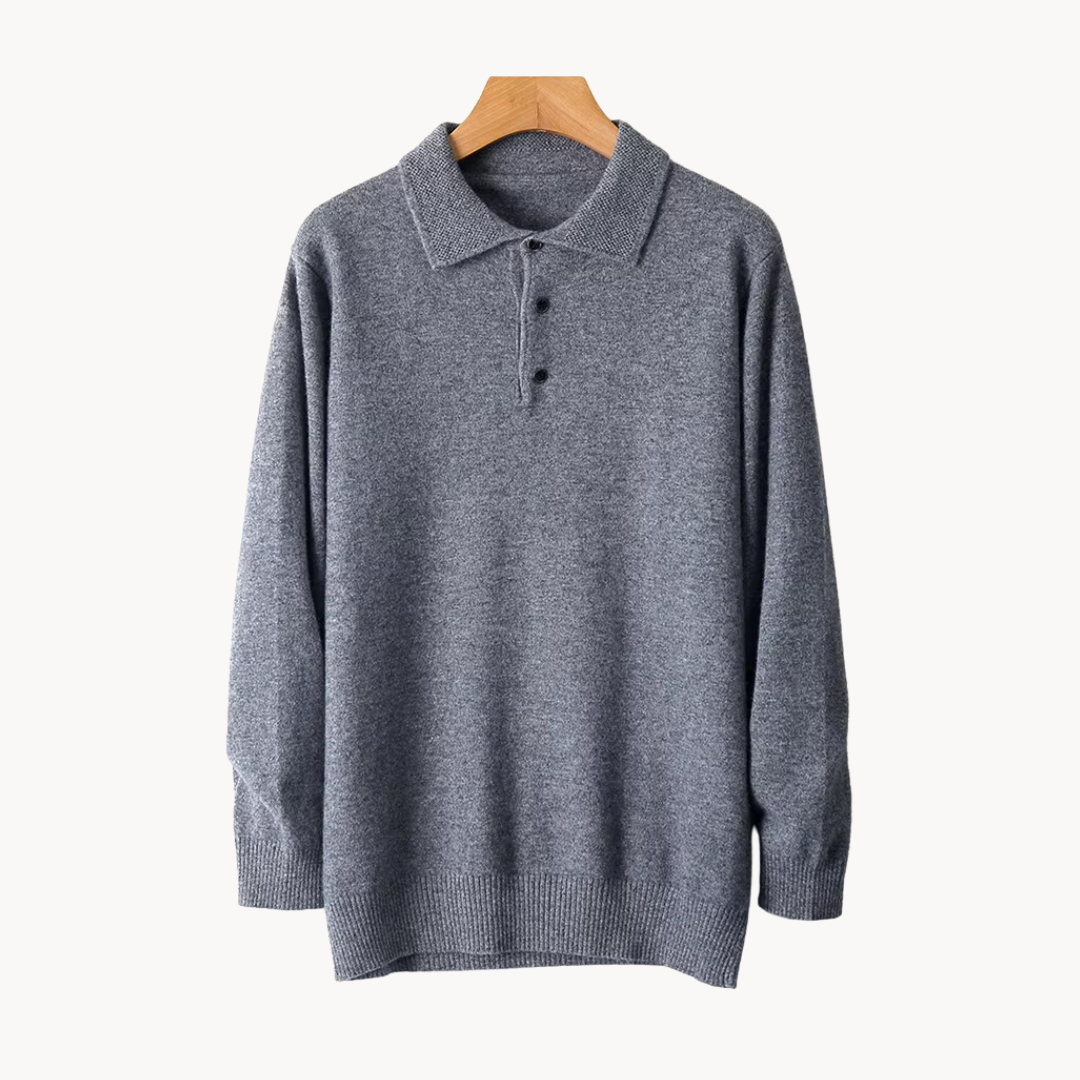 Chemise en Laine Mérinos pour Hommes - Style Rugby et Confort Luxueux