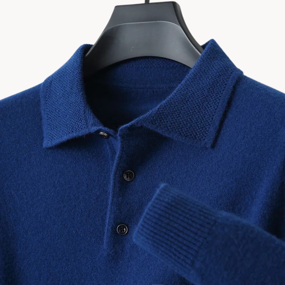 Chemise en Laine Mérinos pour Hommes - Style Rugby et Confort Luxueux