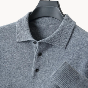 Chemise en Laine Mérinos pour Hommes - Style Rugby et Confort Luxueux
