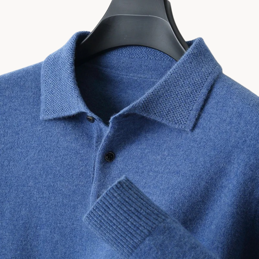Chemise en Laine Mérinos pour Hommes - Style Rugby et Confort Luxueux