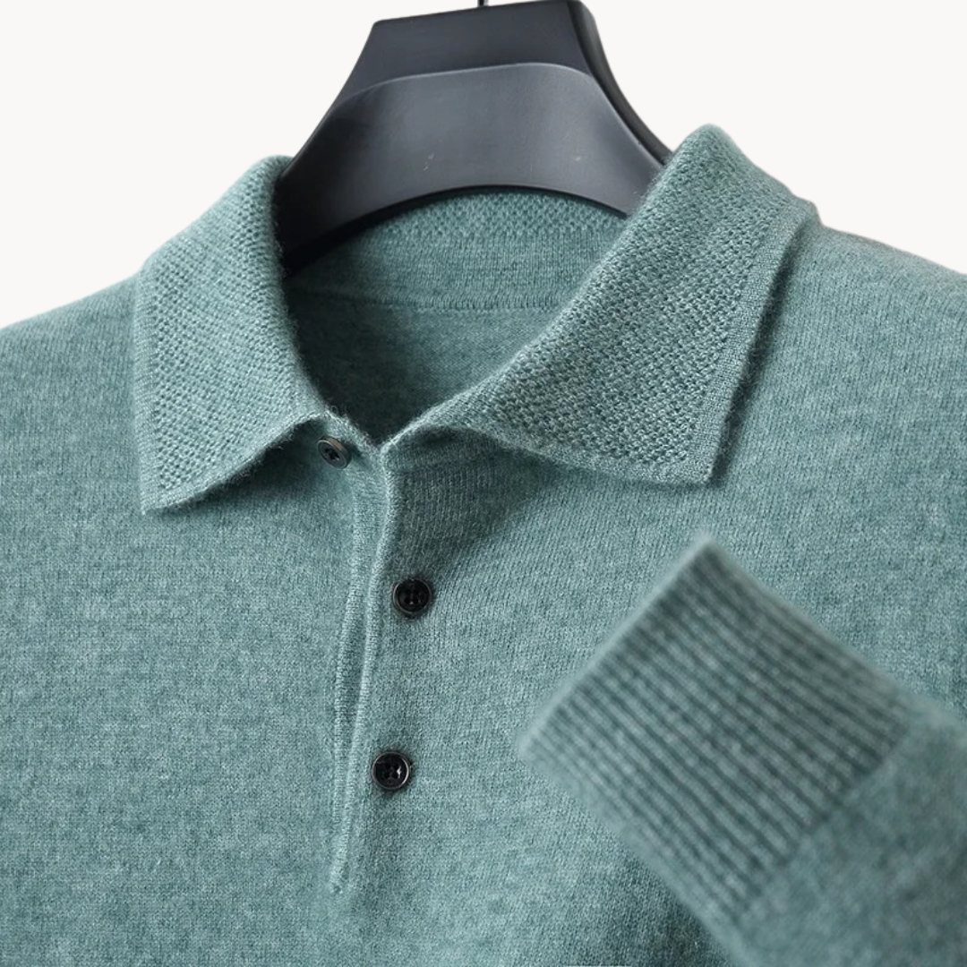 Chemise en Laine Mérinos pour Hommes - Style Rugby et Confort Luxueux