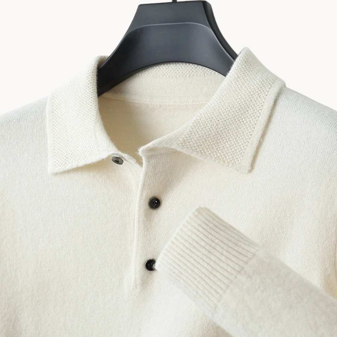 Chemise en Laine Mérinos pour Hommes - Style Rugby et Confort Luxueux