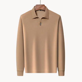 Polo Long Manches Confortable - Idéal pour Golf et Sorties Décontractées