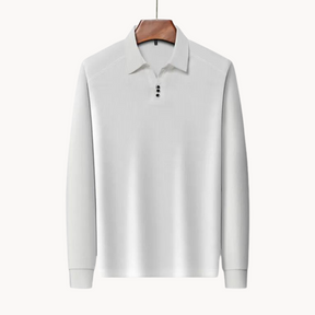 Polo Long Manches Confortable - Idéal pour Golf et Sorties Décontractées