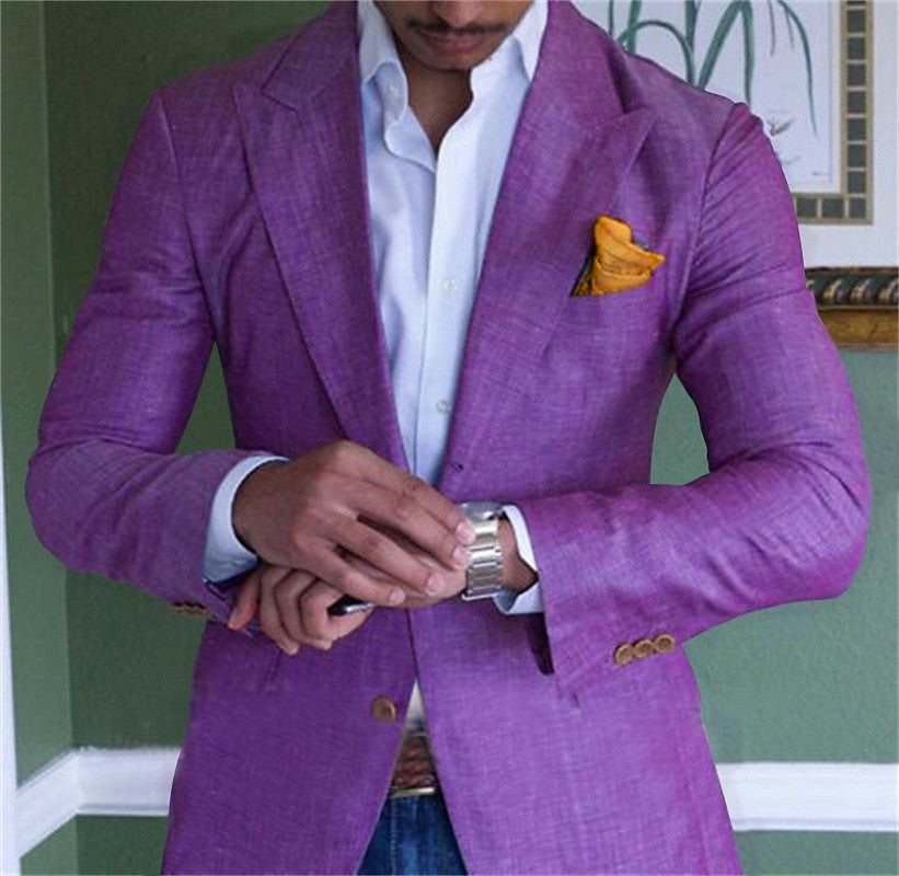 Blazer en Lin pour Hommes - Confort et Élégance pour l'Été