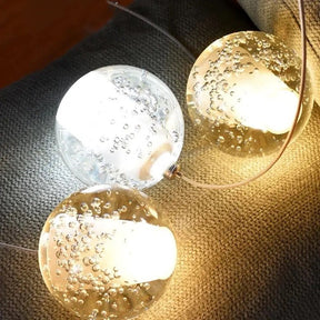 Luminaire Suspendu en Cristal - Éclairage Élégant et Réglable