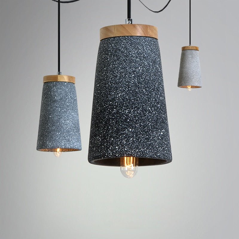 Lampe Suspendue en Ciment - Design Épuré et Durable
