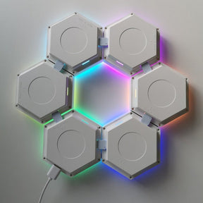 Lampe Modulaire Hexagonale - Design Créatif et Installation Facile