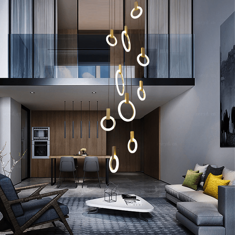 Lustre en Bois Écologique - Éclairage Personnalisable et Élégant