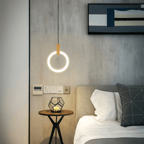 Lustre en Bois Écologique - Éclairage Personnalisable et Élégant