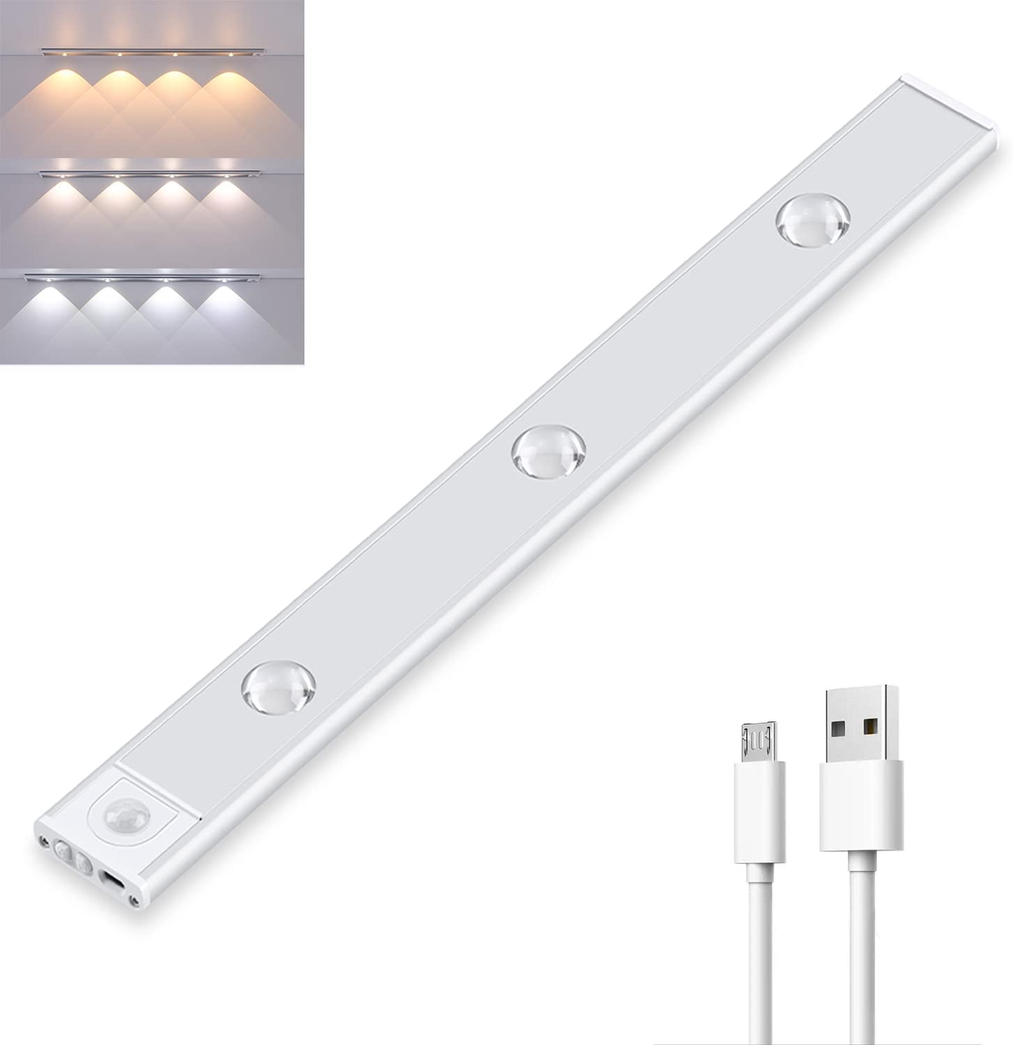 Applique LED sans Fil - Détection de Mouvement et Économie d'Énergie