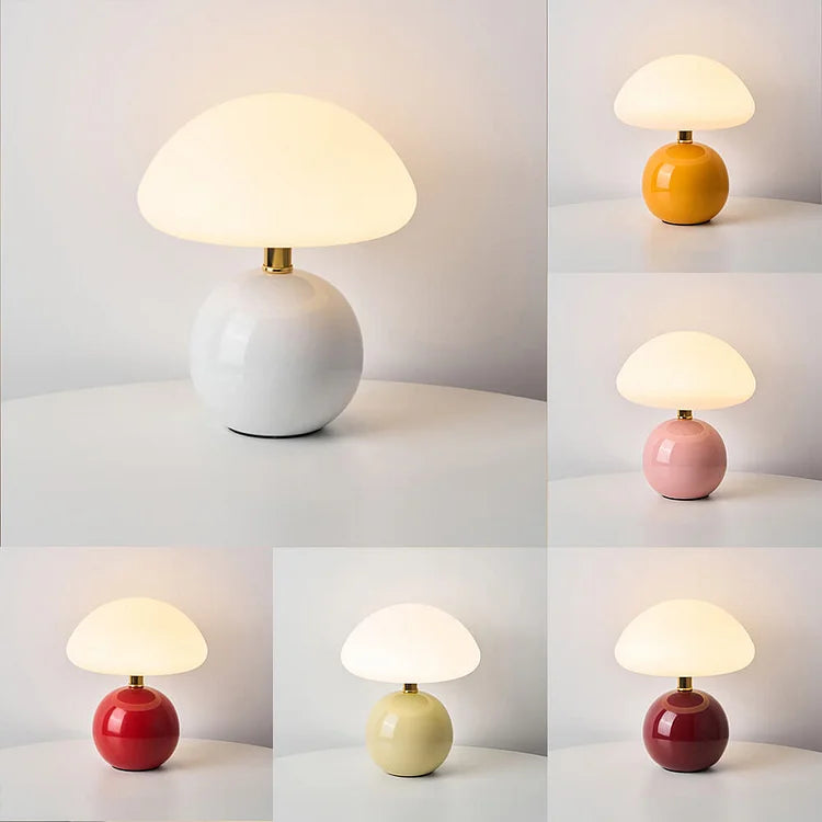 Lampe Champignon Design Bauhaus - Éclairage Réglable et Écologique