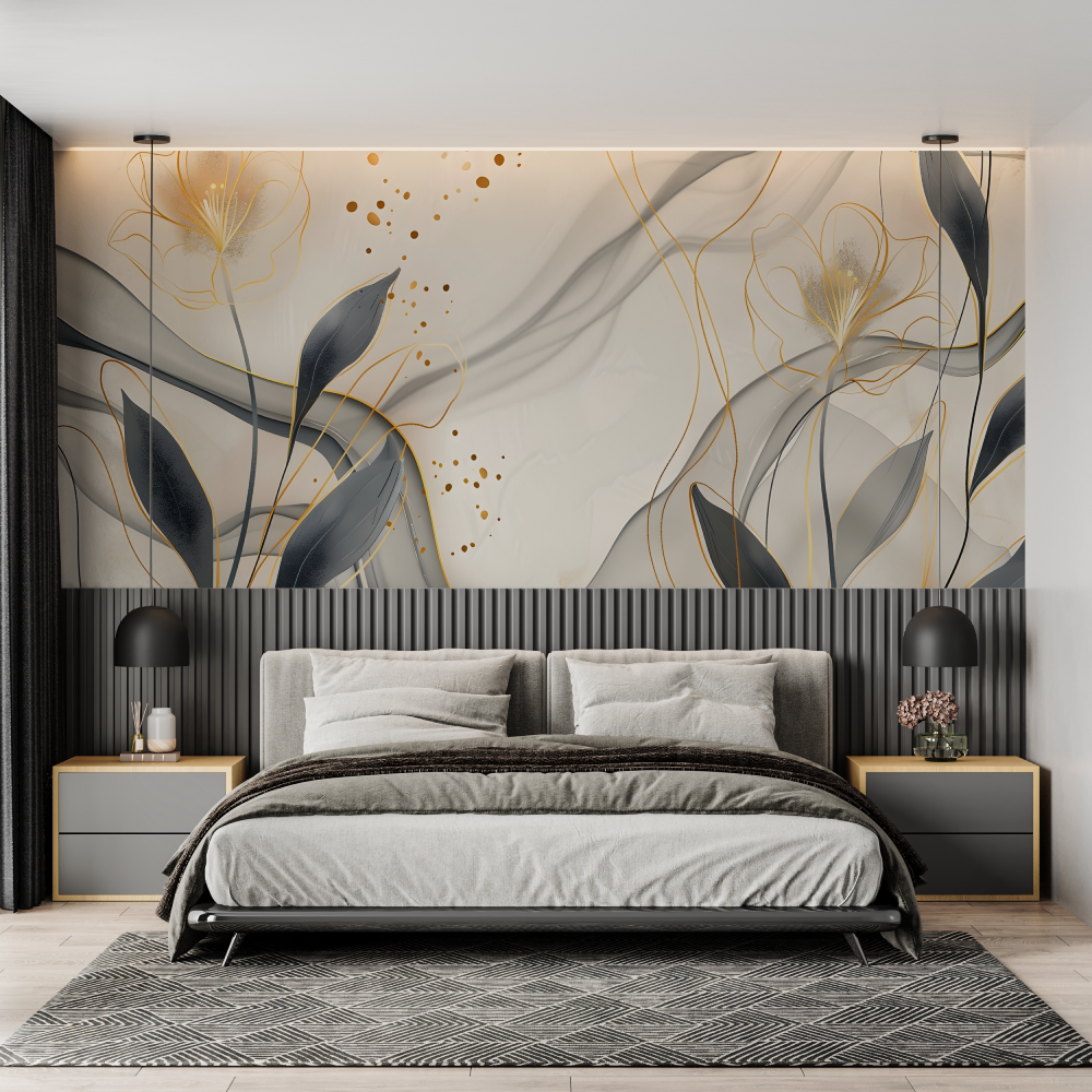 Gold Leaf Wallpaper