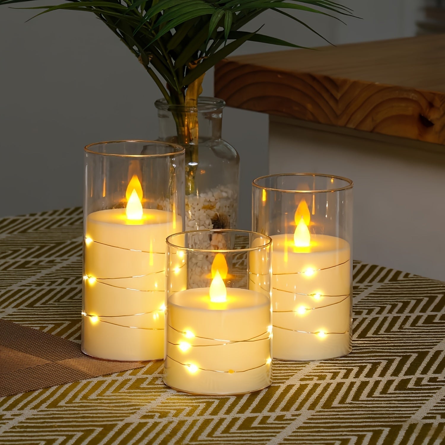 Bougies LED Télécommandées - Ambiance Chaleureuse et Sûre