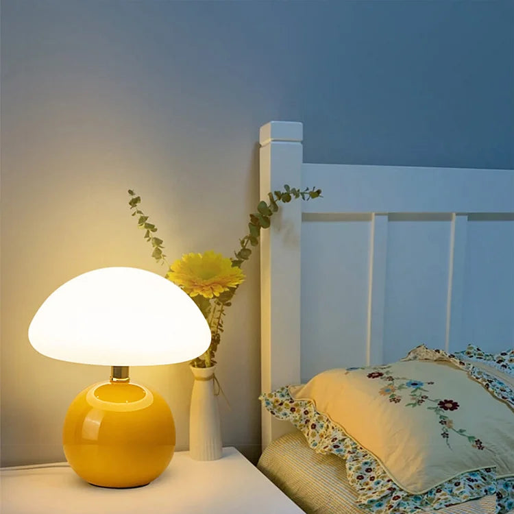 Lampe Champignon Moderne - Éclairage Chaleureux et Élégant