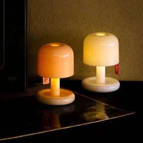 Lampe de Table Rechargeable - Atmosphère Romantique et Sereine