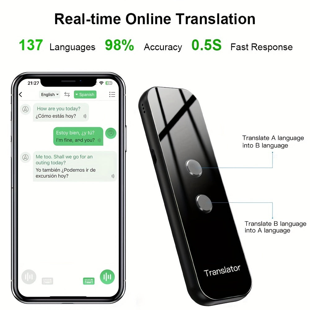 Traducteur de Langue Portable - Communication Facile en Voyage