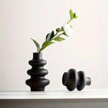 Vase en Céramique Spirale - Style Bohème pour Décoration Élégante