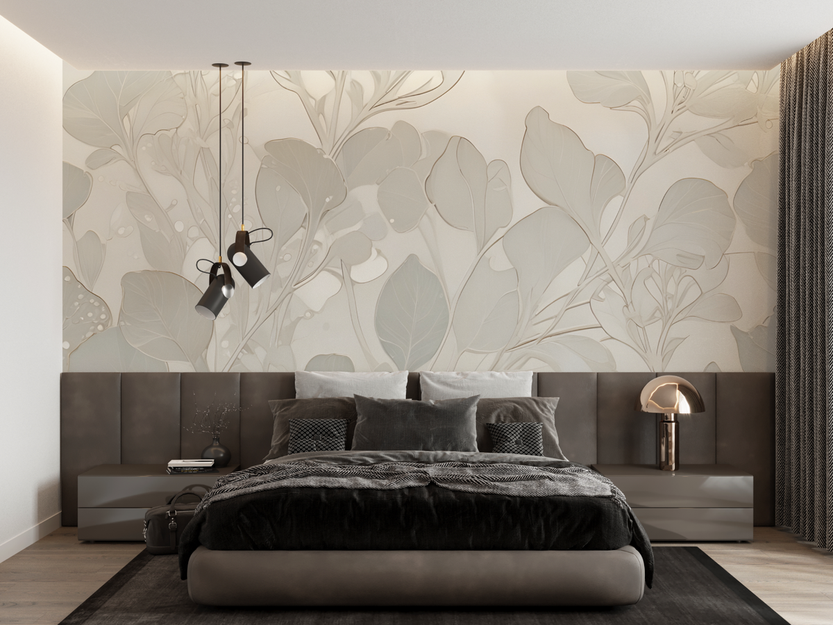 Beige Grey Wallpaper