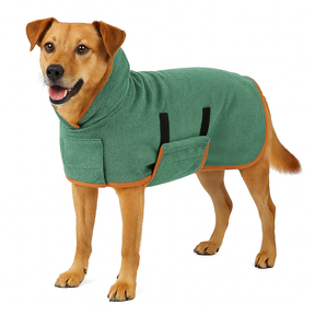 Robe de Bain pour Chien - Ajustable, Séchage Rapide et Élégant