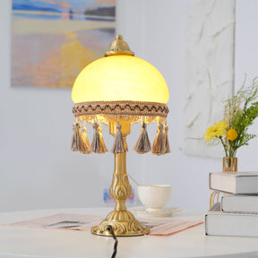 Lampe de Bureau en Laiton - Élégance Classique avec Détails Français