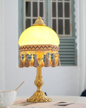 Lampe de Bureau en Laiton - Élégance Classique avec Détails Français