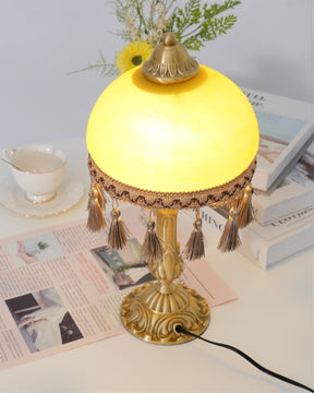 Lampe de Bureau en Laiton - Élégance Classique avec Détails Français