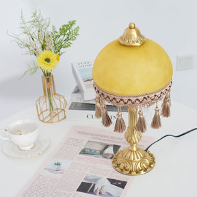 Lampe de Bureau en Laiton - Élégance Classique avec Détails Français