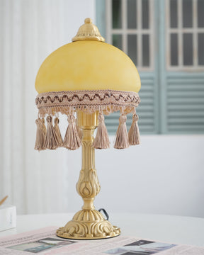 Lampe de Bureau en Laiton - Élégance Classique avec Détails Français