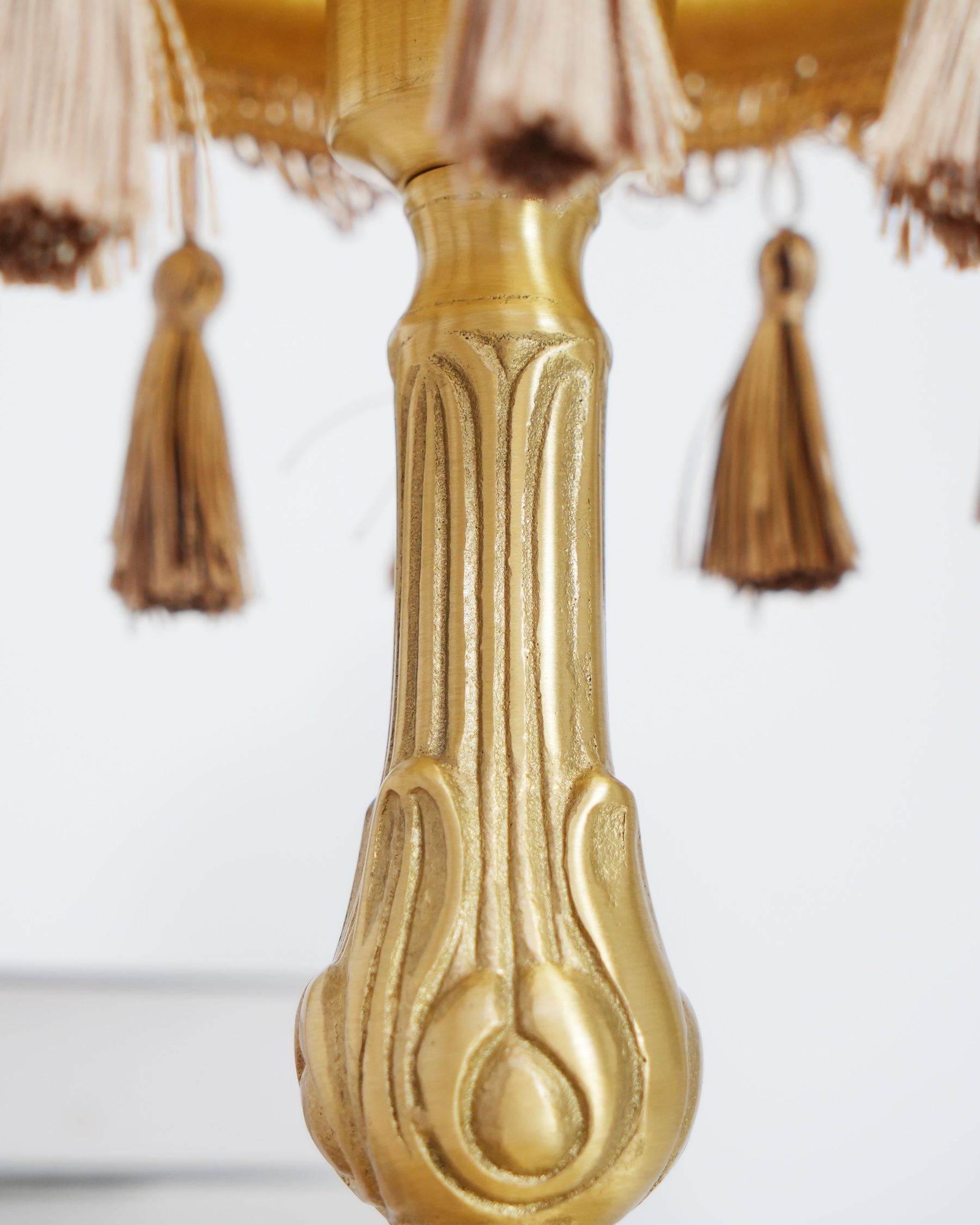 Lampe de Bureau en Laiton - Élégance Classique avec Détails Français